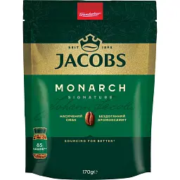 Кава розчинна Jacobs Monarch, 170 г (666457)