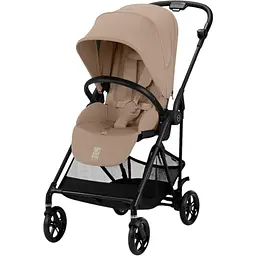 Коляска Cybex Melio Carbon Almond Beige з бампером (525000011)