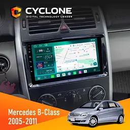 Штатна магнітола Mercedes-Benz B-Class (W245) 2005-2011 AMP Cyclone C9-013 4x64 DSP 4G Cyclone (НФ-00007333)
