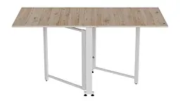 Стіл-книга трансформер Оріон 2 Ferrum-decor 750x1520x730 Білий метал ДСП Дуб Сан-Марино 16 мм (FRD-104591) - мініатюра 4