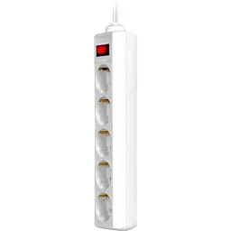 Мережевий фільтр живлення Defender ES 3m 5 роз. white (99482) - миниатюра 3