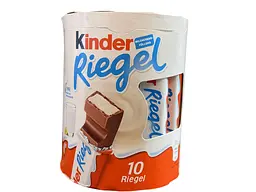 Молочний шоколад Kinder Chocolate з молочною начинкою 10 батончиків 210 г (4008400221021)