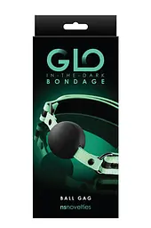Кляп світиться Ns Novelties Glo Bondage Ball Gag - мініатюра 2