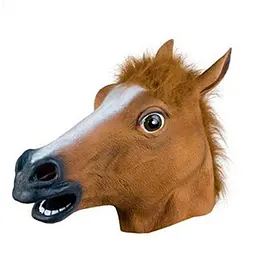 Маска GeekLand Коричнева Голова Коня Brown Horse Head КМ 64.102 - мініатюра 2