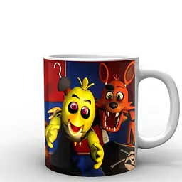 Кухоль GeekLand Five Nights At Freddys П'ять ночей з Фредді постер FN.02.062 330 мл білий - мініатюра 2