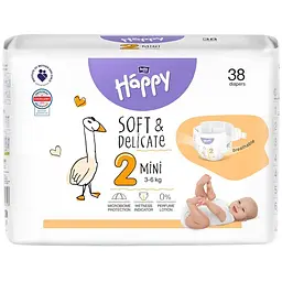 Підгузки Bella Happy 2 Mini 3-6 кг 38 шт (5900516605353)