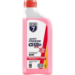 Антифриз 7FLAGS Super G12+ червоний ПЕ 0,945 кг (7350118360262)