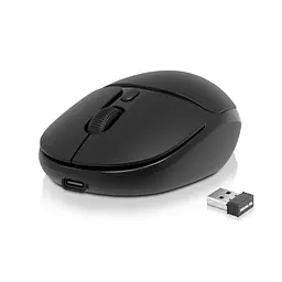 Мишка REAL-EL RM-335W Wireless Black (EL123200055) - мініатюра 3