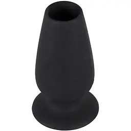 Силіконовий анальний тунель Orion Lust Tunnel Plug M, 10х5 см, чорний