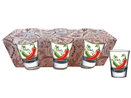 Набір чарок FARGLASS 6шт 45мл Chili