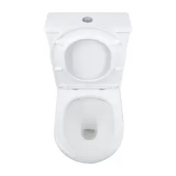 Унітаз підлоговий Qtap Dove Rimless безобідковий з сидінням Soft-close White QT06228380BW, Білий - мініатюра 7