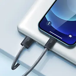 Кабель Baseus Dynamic Series Fast Charging Data Cable USB to iP 2.4 A 2 m Grey (CALD000516) - мініатюра 7
