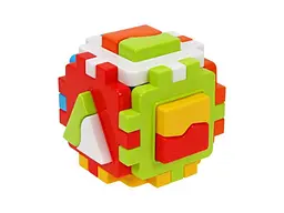 Куб-сортер ТЕХНОК Логіка-комбі 25x12x12 см арт.2476 - мініатюра 2