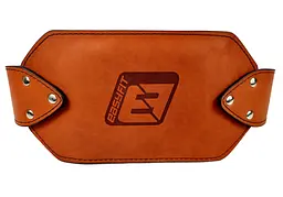 Пояс для обтяжень EasyFit (шкіра) до 250 кг коричневий (EF-DBC-250-BR) - мініатюра 4