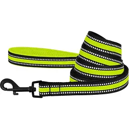 Повідець для собак BronzeDog Mesh, розмір М, 200х2 см, лимонний - мініатюра 2