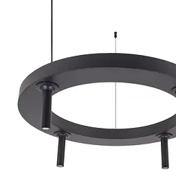 Люстра Brille світлодіодна підвісна 22W NW BK (BR-01 688S/4) - мініатюра 3