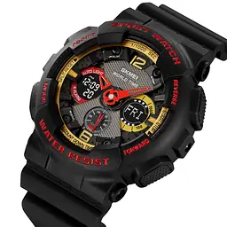 Чоловічий наручний годинник 2118BKRD Black-Red Skmei acs0030266 - мініатюра 3