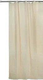 Штора для ванної кімнати Tiana Kraine Ivory PEVA 200х180 см із 12-ма кільцями
