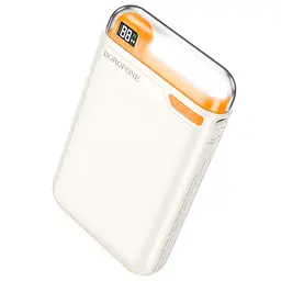 Портативний ЗП Power Bank Borofone BJ69 Skillful PD20W з БЗП 10000 mAh Milky White - мініатюра 3