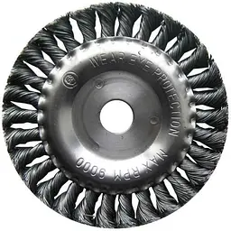 Щітка дротяна MASTER TOOL d=150 дискова вита (19-9015)