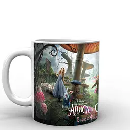 Кухоль GeekLand Аліса в країні чудес Alice in Wonderland Аліса в країні чудес екшен AW.02.010 330 мл білий - мініатюра 2