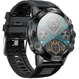 Смарт-годинник Hoco Y20 Smart Sports Watch (call version) Black - мініатюра 3