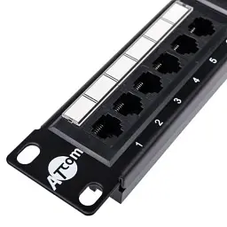 Патч-панель Atcom 19" 24 порта UTP (P5124) - мініатюра 3