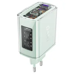 МЗП Acefast A45 Exploration series PD65W GaN (1USB-A/2C) Mountain mist