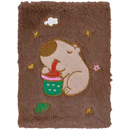 Блокнот А5 ZiBi Capybara 22 Kids Line плюшевий клітинка 80 аркушів (ZB.700043) - мініатюра 3