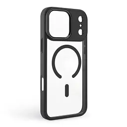 Чехол Apple iPhone 17 Pro Max, Unit MagSafe, черный, прозрачный, магсейф, противоударный, магнитный, панель-накладка с поддержкой MagSafe, с поддержкой беспроводной зарядки, TPU+PC, защита всего корпуса, ударопрочный, ArmorStandart (ARM87913) - мініатюра 2