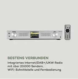 HiFi тюнер Аuna iTuner 320 BT Spotify Connect (10034064) - мініатюра 7