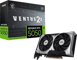 Відеокарта GeForce RTX 5050 8GB MSI Ventus 2X OC (RTX 5050 8G VENTUS 2X OC)