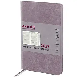 Щотижневик Axent 2027 Partner Soft Cloud 125x195 мм бузковий (8537-27-6-A)