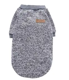 Кофта для собак та котів EcoToys Grey XS ряба сіра A: 20 см B: 31 см C: 19 см 7074