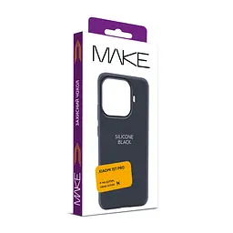 Чохол MAKE Xiaomi 15T Pro Silicone Black - мініатюра 5