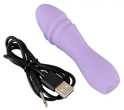 Вібратор Cuties Mini Vibrator 10.8 см фіолетовий - мініатюра 4
