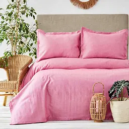 Покривало з наволочками Karaca Home - Palvi fusya фуксія 230x240 євро