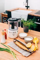 Кухонний комбайн KitchenAid Cordless 5KFCB519 Almond Cream [5KFCB519EAC] [80436] - мініатюра 9