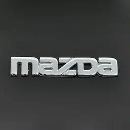 Емблема напис Mazda маленький скотч 90 x 15 мм
