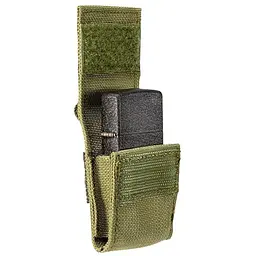 Запальничка Zippo 236 Blk Crackle Ltr Tactical Pouch OD Green GS - мініатюра 2