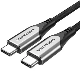 Кабель USB 3.1 Type-C M-M, 0.5м 60W Cotton Braided Vention
