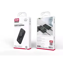 Магсейф акумулятор бездротової XO PR153 PD20W Magnetic wireless 15W Type-C 5000mAh - мініатюра 4