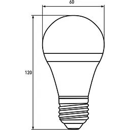 Світлодіодна лампа Eurolamp LED, A60, 12W, E27, 4000K, 2 шт. (MLP-LED-A60-12274(E)) - мініатюра 3