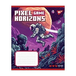 Зошит Yes Pixel game А5 12 аркушів лінія (767775), в асортименті - мініатюра 6