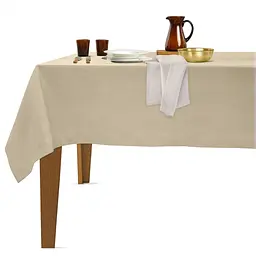 Скатертина Cosas Biscuit водовідштовхувальна 100х100 см бежева (Cloth_11Beige_DUK_100x100) - мініатюра 2