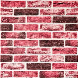 Самоклеюча 3D панель Sticker Wall цегла клінкер насичено червона 700х700х5мм 416 SW-00001182