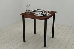 Стіл кухонний Ferrum-decor Агата 75x70x70 Чорний ДСП Венге 16мм (FRD-105596) - мініатюра 4