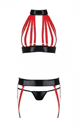 Passion AZIZA Set red S/M - мініатюра 3