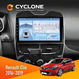 Штатна магнітола Renault Clio 2016-2019 Cyclone C10-012 4x64, DSP, 4G Cyclone (НФ-00007752)