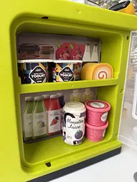   Ігрова каса з екраном, сканером, морозильною камерою та продуктами (46 шт) - мініатюра 7